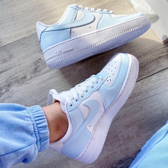 Blue Air Force 1 Shoes - Picture 2 of 2